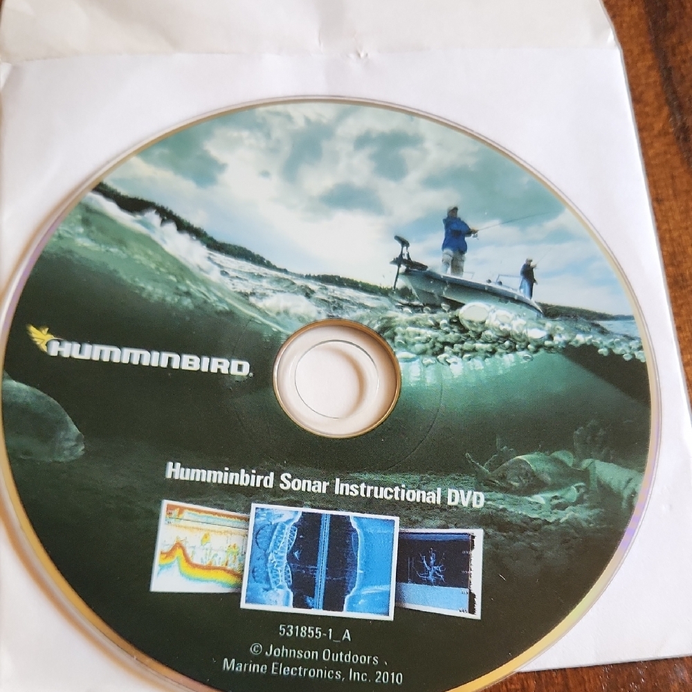 Set Of 2 Hummingbird Sonar Instructional DVD - White
